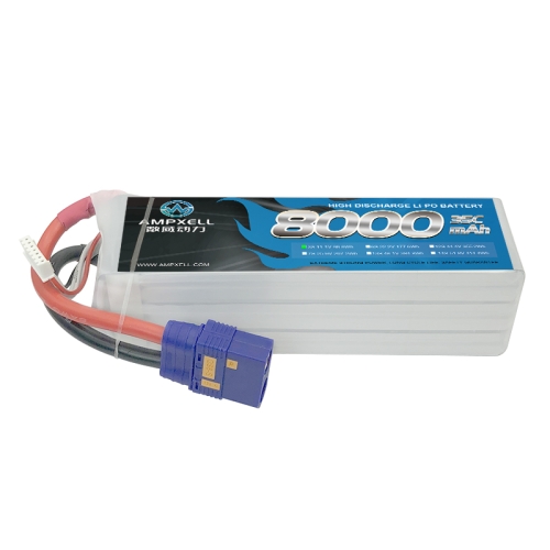 Batterie Lipo à débit élevé 8000mAH 11.1V 3S 35C