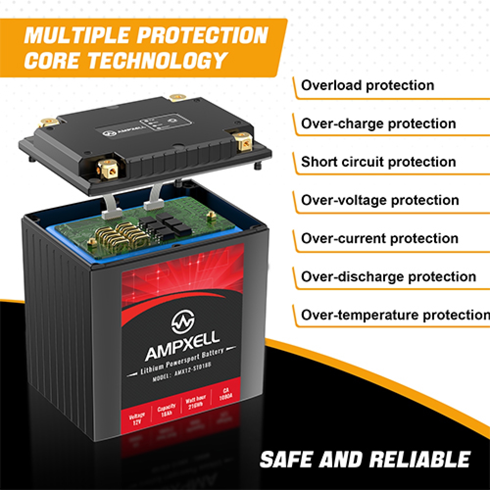 12V 18Ah start battery