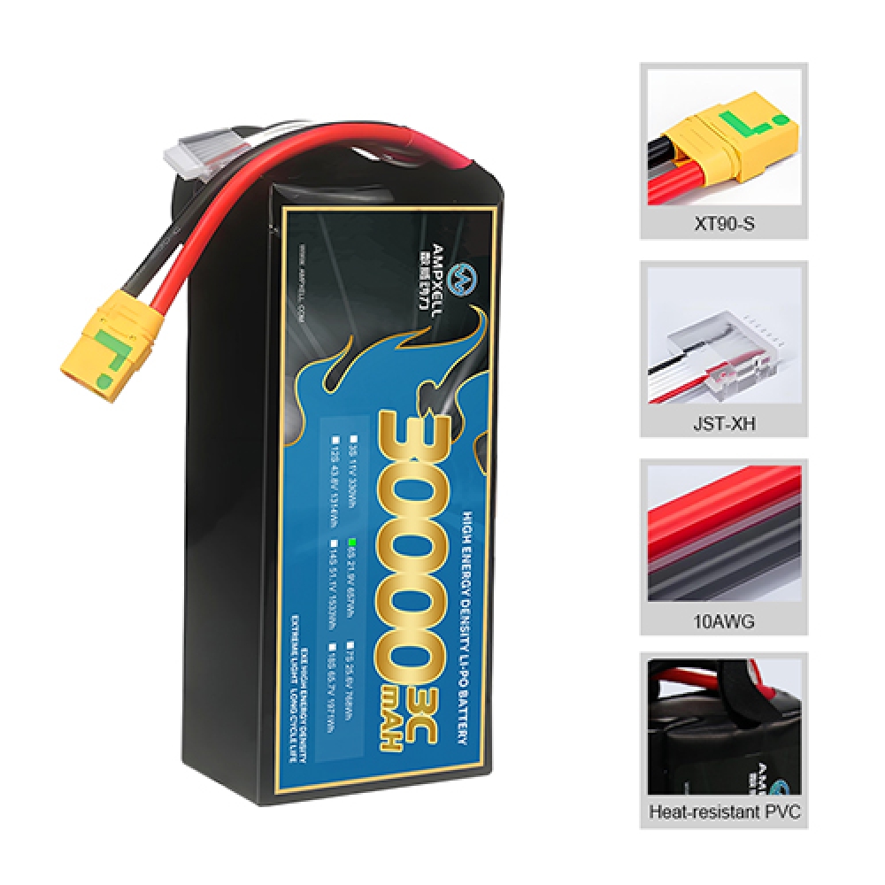 Agricultural drones battery 30Ah 21.9v 6s 3C