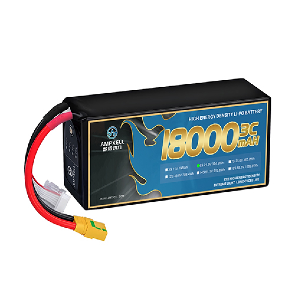 Agricultural drones battery 18Ah 21.9v 6s 3C