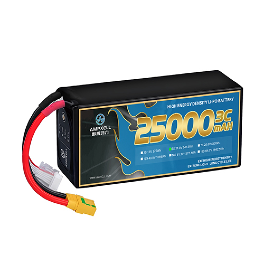 Agricultural drones battery 25Ah 21.9v 6s 3C