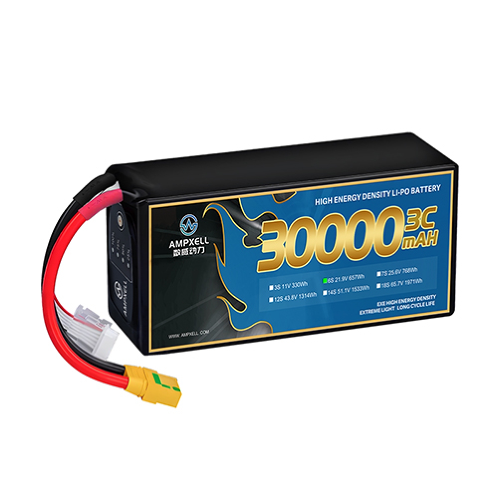 Agricultural drones battery 30Ah 21.9v 6s 3C