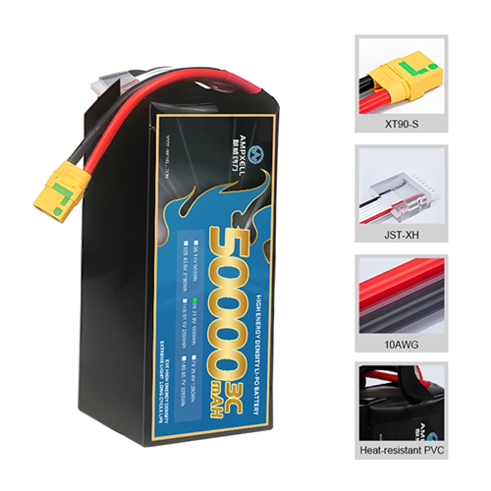 Agricultural drones battery 50Ah 21.9v 6s 3C