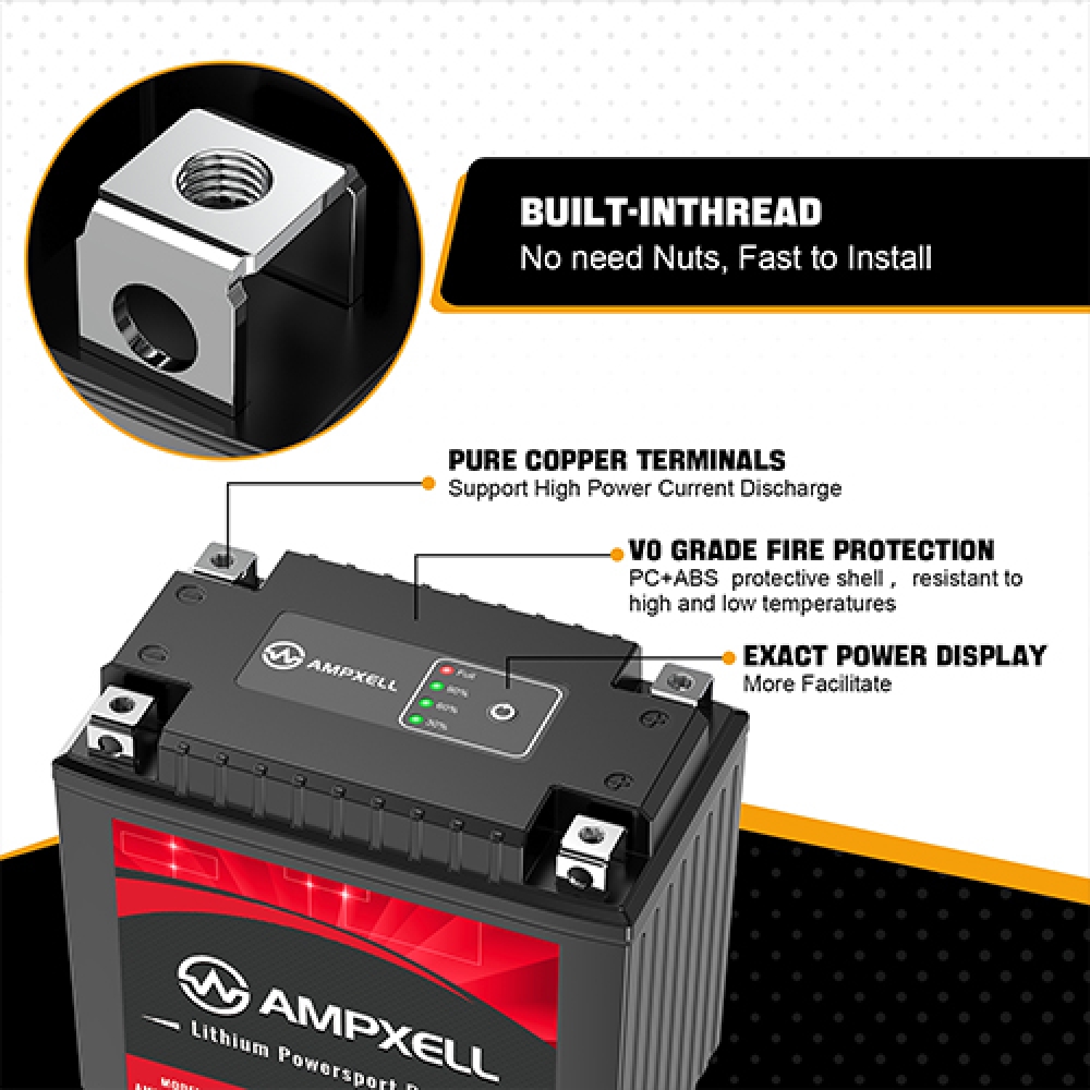 12V 12AH Batería de arranque