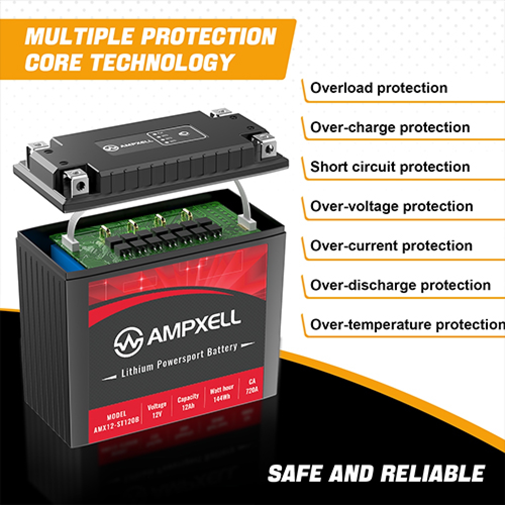 12V 12Ah start battery