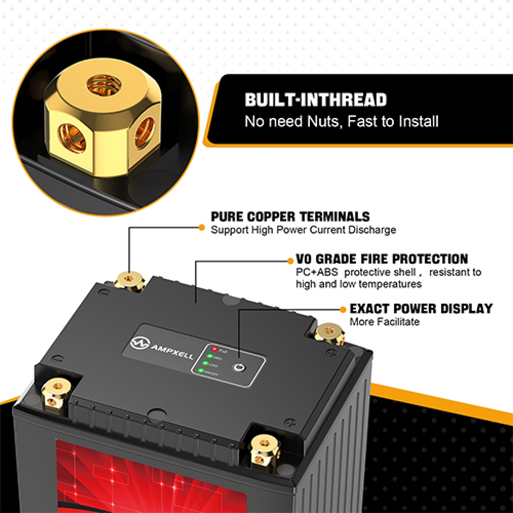 12V 18AH Batterie starten