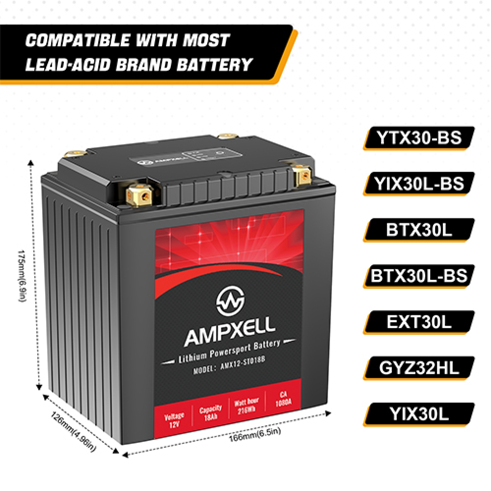 12V 18Ah start battery